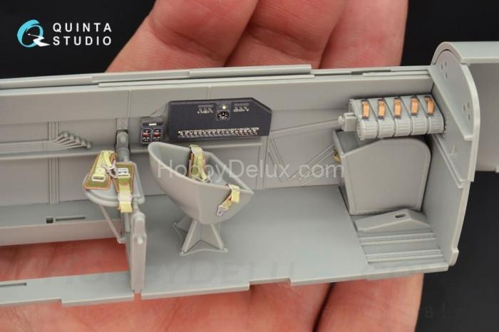 3D Декаль интерьера кабины Bf 110C/D для модели Dragon QD32063