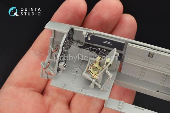 3D Декаль интерьера кабины Bf 110C/D для модели Dragon QD32063