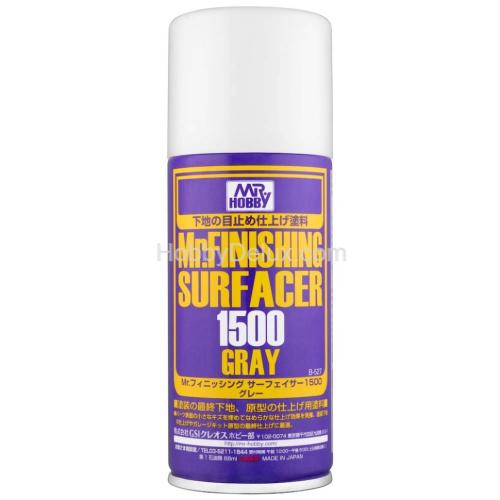 Грунтовка в баллончиках  B-527 Mr.Finishing Surfacer 1500 Gray