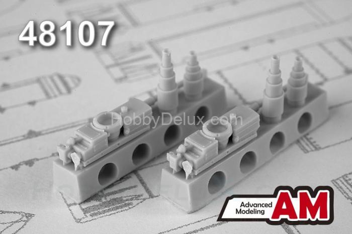 Гидравлический домкрат (10 тон)  с траверсой для снятия колес стоек шасси Су-24 (в комплекте два домкрата и траверса) AMC48107-1