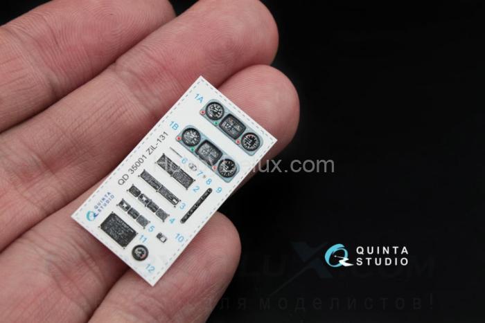 3D Декаль интерьера кабины для семейства ЗиЛ-131 (для любых моделей) QD35001