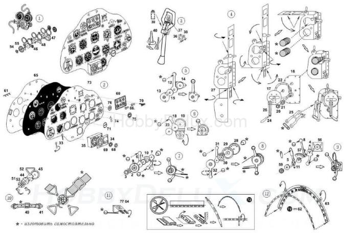 Оборудование кабины самолета И-16 GON32029