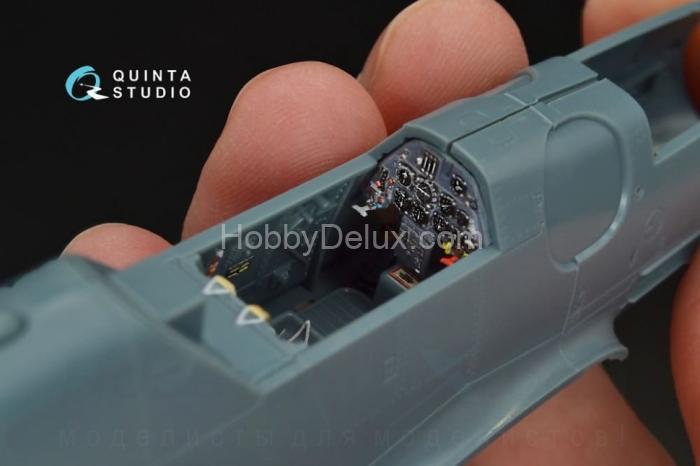 3D Декаль интерьера кабины Bf 109G-14 для модели Eduard QD48095