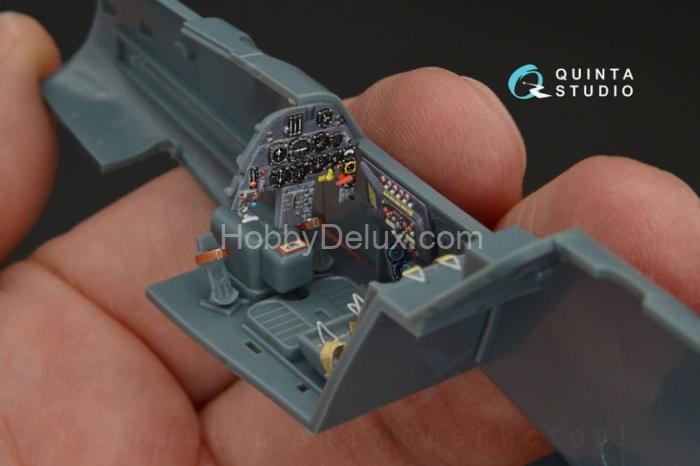3D Декаль интерьера кабины Bf 109G-14 для модели Eduard QD48095