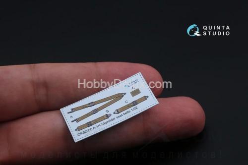 3D Декаль интерьера кабины A-1H Skyraider для модели Трубач