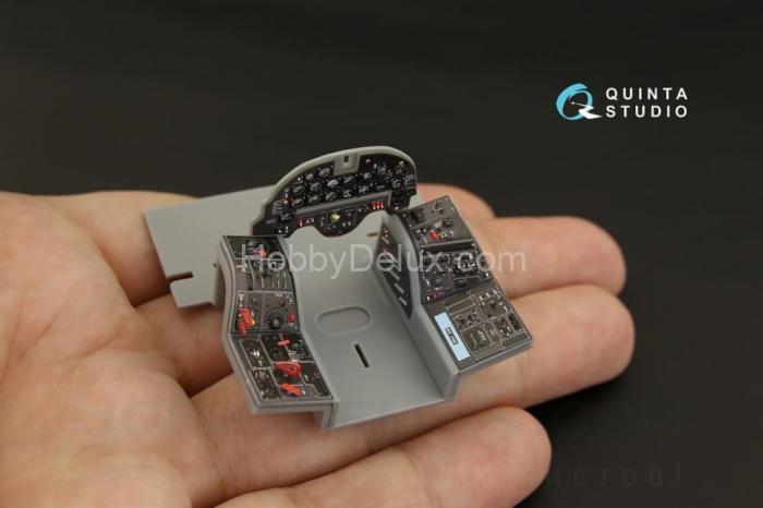 3D Декаль интерьера кабины A-1H Skyraider для модели Трубач QD32064