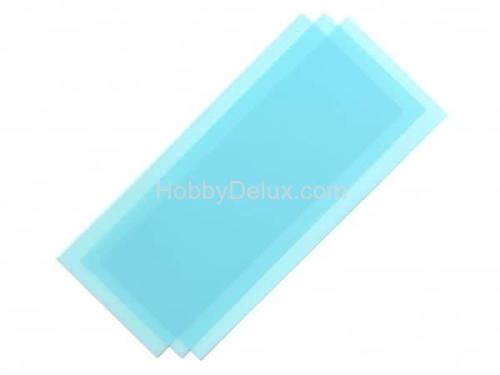 Набор шлифовальной бумаги на основе полиэстровой пленки c зернистостью 6000, 3 шт.