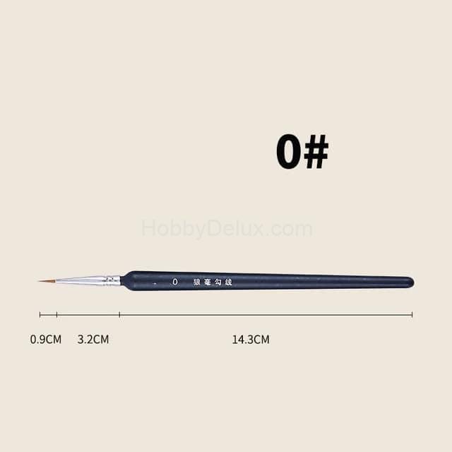 Профессиональная элитная кисть (волк) №0 B-008-0