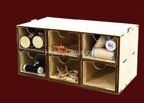 Касcетный модуль-органайзер на 6 ящичков.