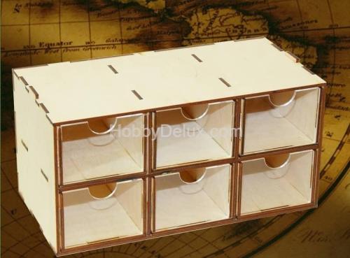 Касcетный модуль-органайзер на 6 ящичков.
