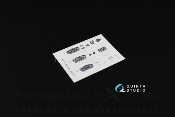 3D Декаль интерьера кабины для семейства ГAЗ-66 (для любых моделей) QD35002