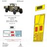 Набор фототравления капотов на ЗиС-5 от Звезды, АРК МД035400