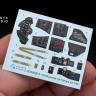 3D Декаль интерьера кабины A-1H для модели Tamiya QD48099