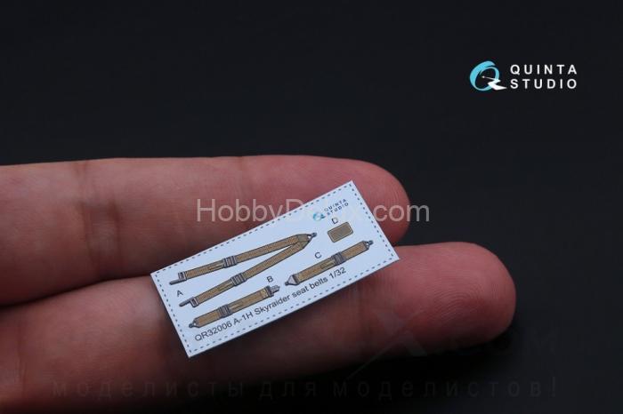 3D Декаль интерьера кабины A-1H Skyraider для модели ZM SWS QD32065