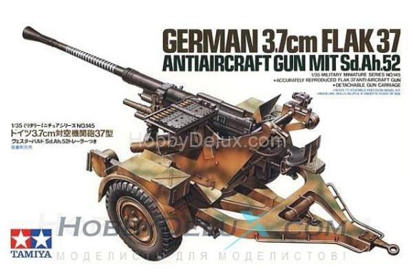 Немецкая 37mm зенитка AA. Gun FLAK 37 35145