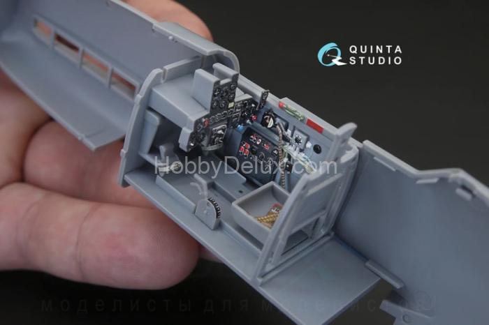 3D Декаль интерьера кабины Ki-61-I для модели Hasegawa QD32066