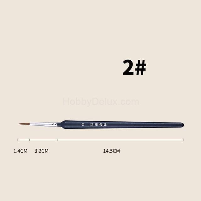 Профессиональная элитная кисть (волк) №2 B-008-2