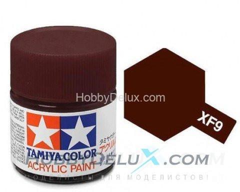 Краска акриловая Tamiya - X-9 Brown (Коричневая)