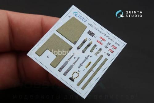 3D Декаль интерьера кабины F/A-18E для модели Revell