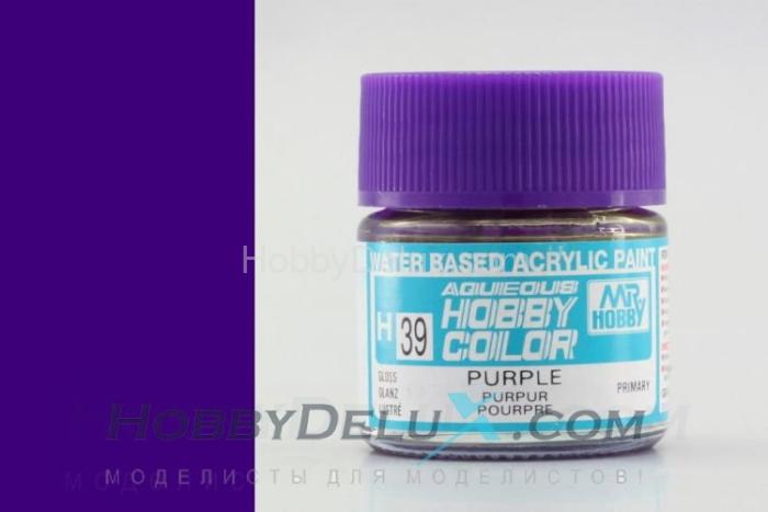 Краска акриловая Hobby Color - H039 Gloss Purple H39