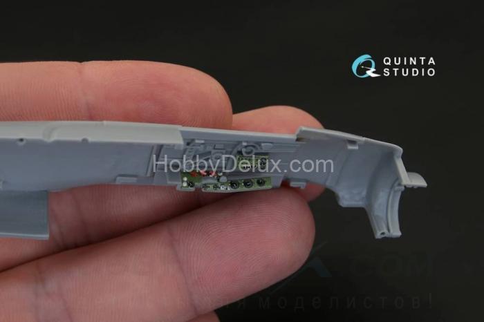 3D Декаль интерьера кабины A6M2 для модели Hasegawa QD48102