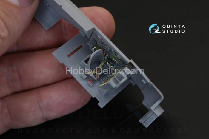 3D Декаль интерьера кабины A6M2 для модели Hasegawa QD48102