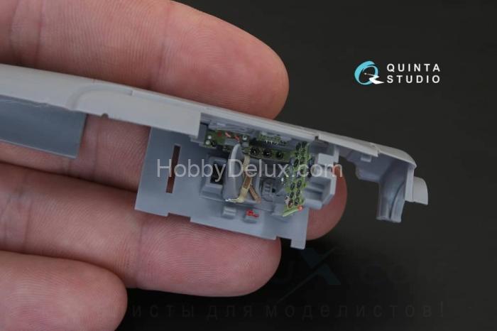 3D Декаль интерьера кабины A6M2 для модели Hasegawa QD48102