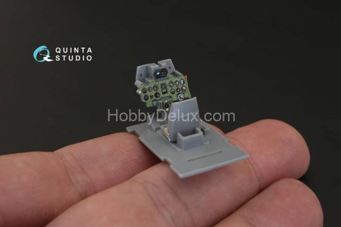 3D Декаль интерьера кабины A6M2 для модели Hasegawa QD48102