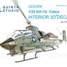 3D Декаль интерьера кабины AH-1G Cobra для модели ICM QD32068