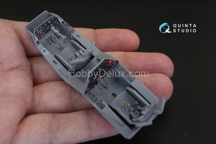 3D Декаль интерьера кабины AH-1G Cobra для модели ICM QD32068