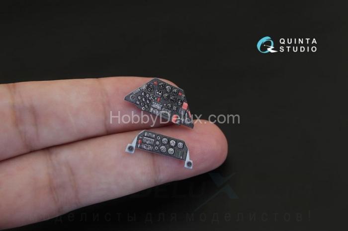 3D Декаль интерьера кабины AH-1G Cobra для модели ICM QD32068