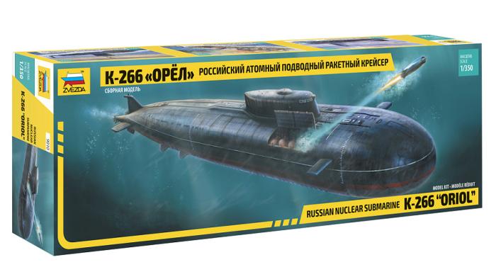 Zvezda ZV9010 1:350 Российская атомная подводная лодка «Орёл» 