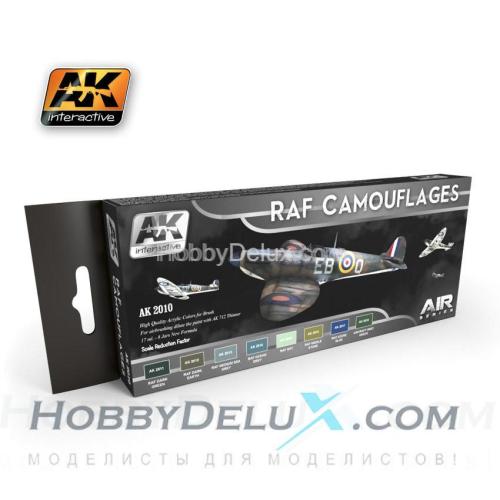 AK-2010 RAF CAMOUFLAGES (AIR SERIES) (набор 8 красок)