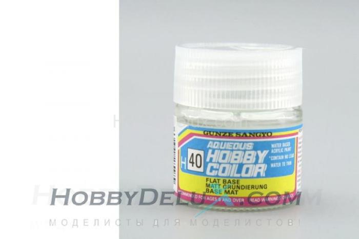 Краска акриловая Hobby Color - H040 Flat Base H40