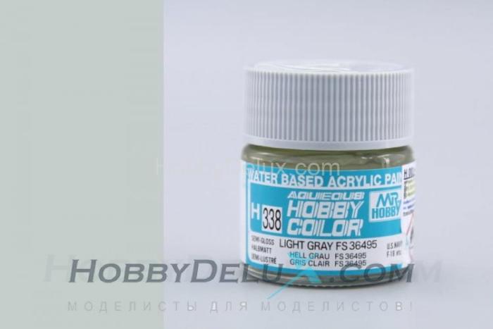 Краска акриловая Hobby Color - H338 FS36495 Light Gray H338