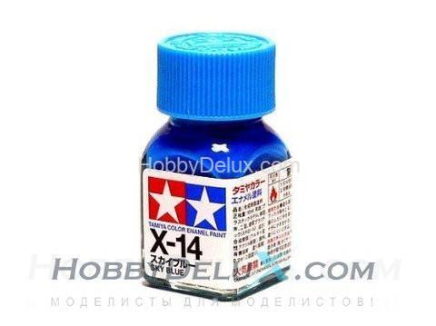 Краска эмалевая Tamiya - X-14 Sky Blue