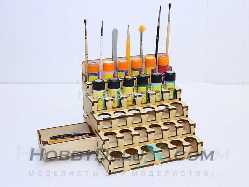 Органайзер под краску на 30 баночек 23 мм. 1 шт.