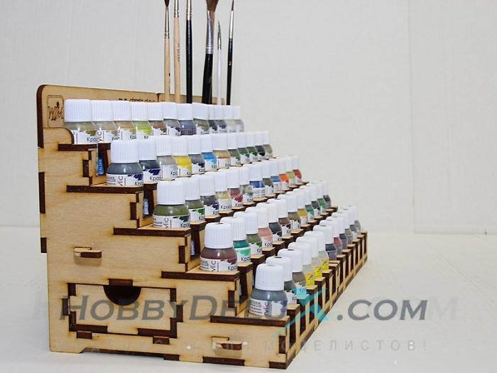 Органайзер под краску на 30 баночек 23 мм. 1 шт. ORG-Pacific88-01