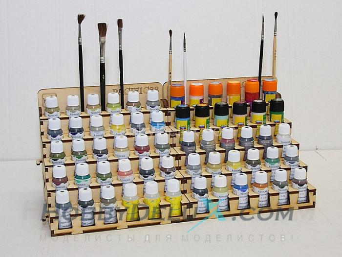 Органайзер под краску на 30 баночек 23 мм. 1 шт. ORG-Pacific88-01