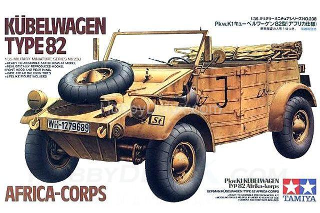 Tamiya 35238 Kubelwagen Type 82 Africa Corps 35238