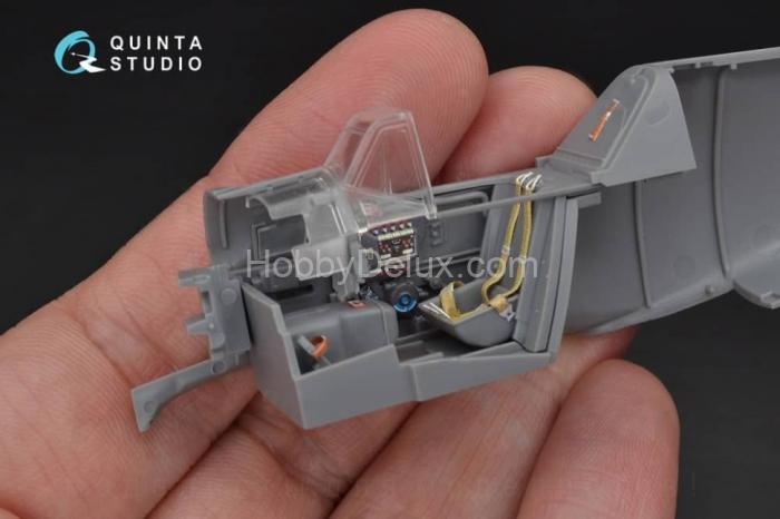 3D Декаль интерьера кабины Bf 109G-6 для модели Tamiya QD48103