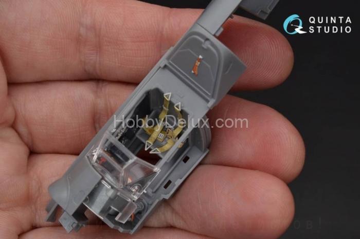 3D Декаль интерьера кабины Bf 109G-6 для модели Tamiya QD48103