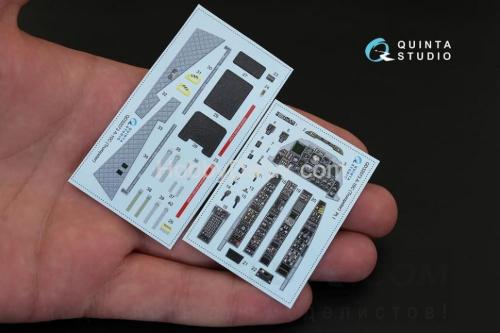 3D Декаль интерьера кабины A-10C для модели Трубач