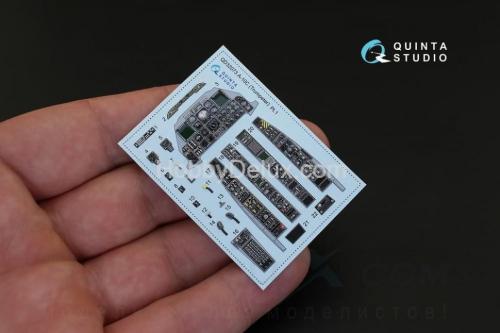 3D Декаль интерьера кабины A-10C для модели Трубач