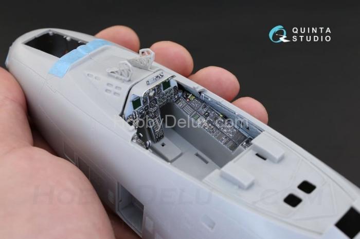 3D Декаль интерьера кабины A-10C для модели Трубач QD32073
