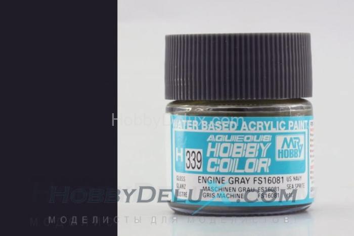 Краска акриловая Hobby Color - H339 FS16081 Engine Gray H339
