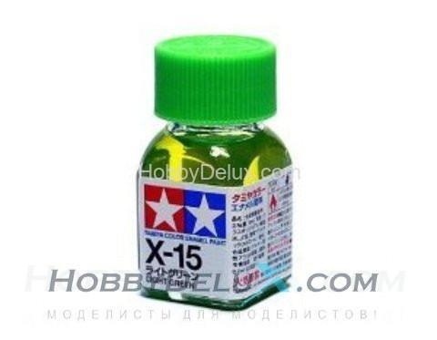 Краска эмалевая Tamiya - X-15 Light Green