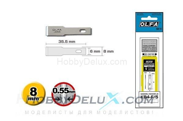 Лезвия для ножей Olfa AK-1 и AK-4 - OLFA KB4-F/5 OL-KB4-F/5