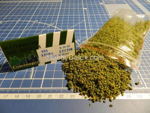 Крона кустов (бледно-зеленая)