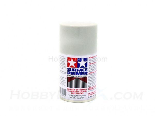 Грунтовка-спрей аэрозольная серая (Surface Primer L Grey) 100 мл. 87026